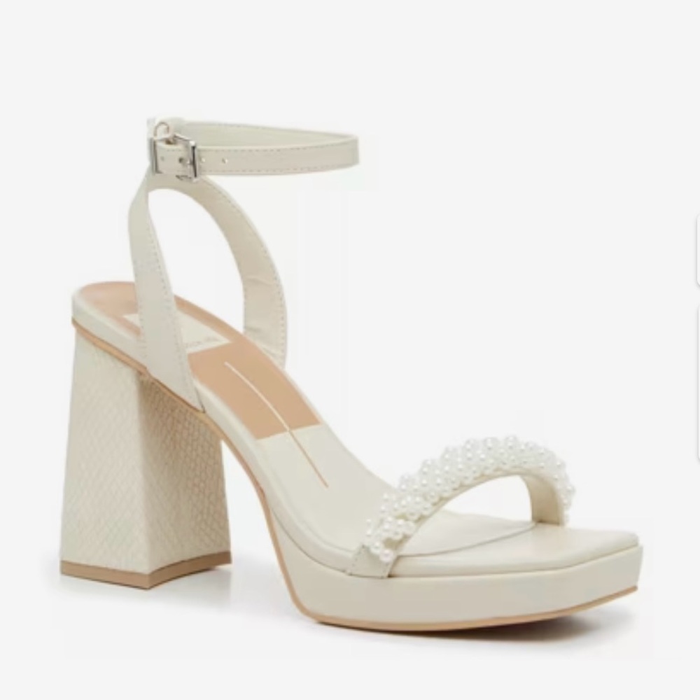Dolce Vita Alesia Pearl Ivory Women's Heels